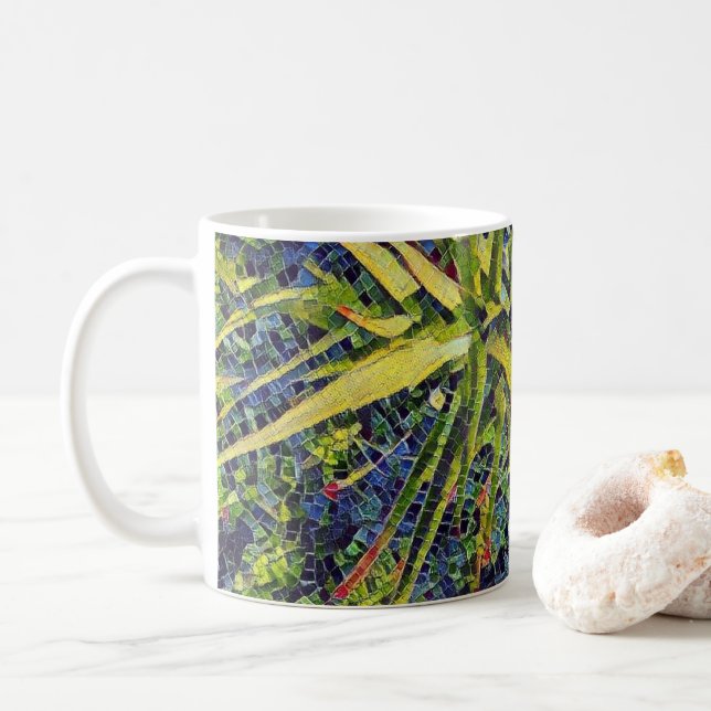 Caneca De Café Café Mosaico Estilizado/Tea Mug (Com Donut)