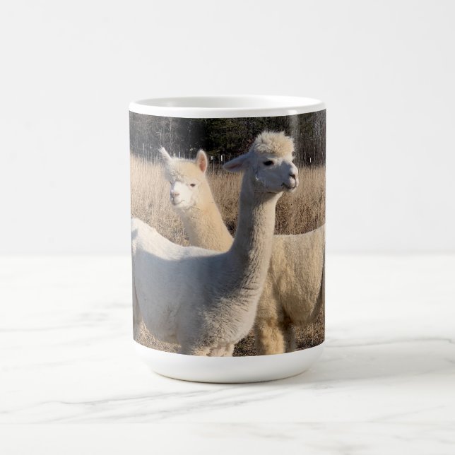 Caneca De Café Café Mug - Alpacas Abby & Bailey (Centro)