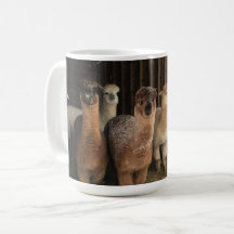 Café Mug - Alpacas na neve