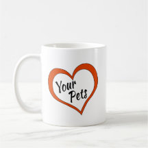 Café Mug Ame o seu Pets design
