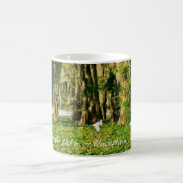 Caneca De Café Café Mug - Caddo Lake Cypress & Bird-001