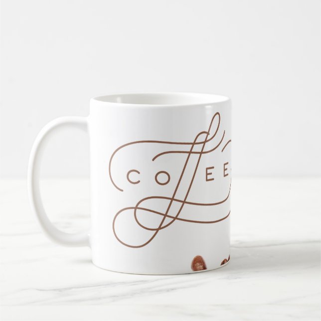Caneca De Café "Café Mug: Conforto em uma Taça" (Esquerda)