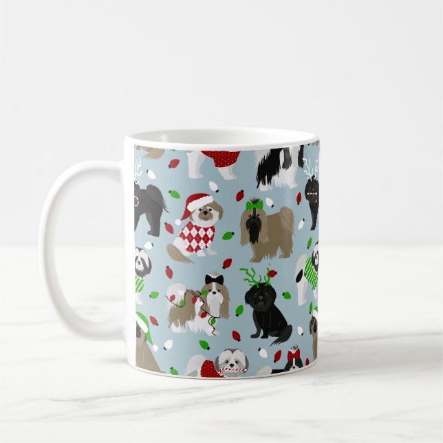 Caneca De Café Café Mug de Café Shih Tzu (Esquerda)