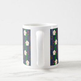 Caneca De Café Café Mug - Flores Japonesas