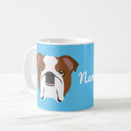 Caneca De Café Café Mug Inglês Buldogue