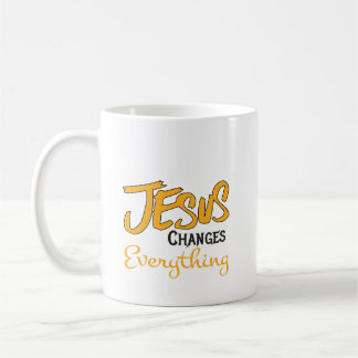 Caneca De Café Café Mug "Jesus Muda Tudo"