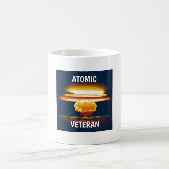 Caneca De Café Café Mug para Veterano Atômica com Nuvem de Cogume (Centro)