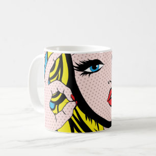 Caneca De Café Café Mug - Pop Art O-K