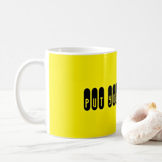 Caneca De Café Café Mug RMDESIGNFLO55 (Com Donut)
