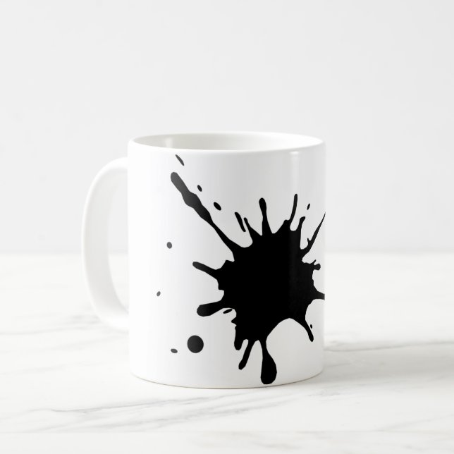 Caneca De Café Café Mug - Splat (Frente Esquerda)