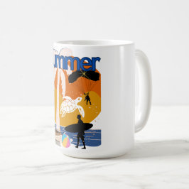 Caneca De Café Café Mug : Summertime