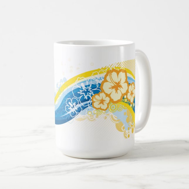 Caneca De Café Café Mug-Tropics (Frente Esquerda)