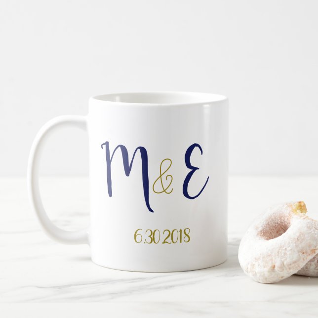 Caneca De Café Café Mug Weding Favor Modelo (Com Donut)