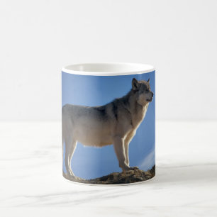 Caneca De Café Café Mug-Wolf Cerâmico