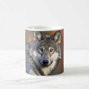 Caneca De Café Café Mug-Wolf Cerâmico