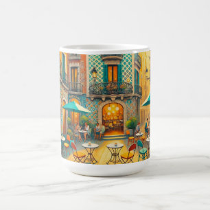 Caneca De Café Café na Espanha de Barcelona