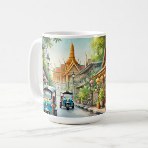 Caneca De Café Café no Grande Palácio da Tailândia em Bangkok