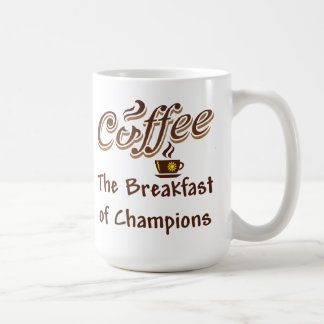 Caneca De Café Café o pequeno almoço dos campeões