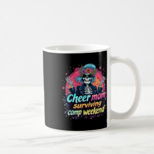 Caneca De Café Café Pais Líder Animado Mãe Sobrevivendo Com
