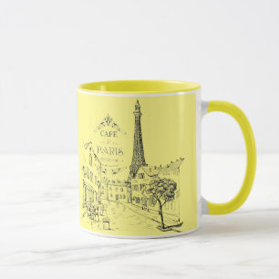 Caneca de Café Café Paris Duas Cores