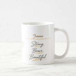 Caneca De Café Café Personalizado Dia das Mulheres Botânico Flora