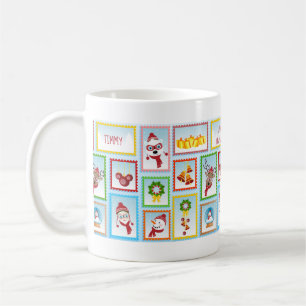 Caneca De Café Café Personalizável de Coleção de Carimbos de Nata