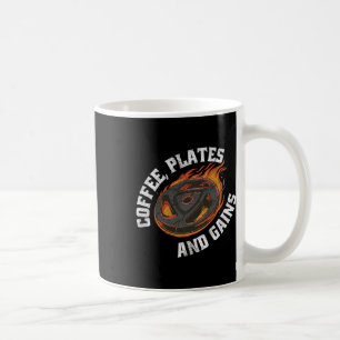 Caneca De Café Café Placas Ganham Trabalho de Elevação de Peso de