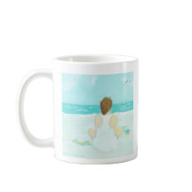 Café, Praia e Livro Mug