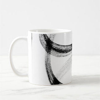 Caneca De Café Café preto e branco Mug moderno
