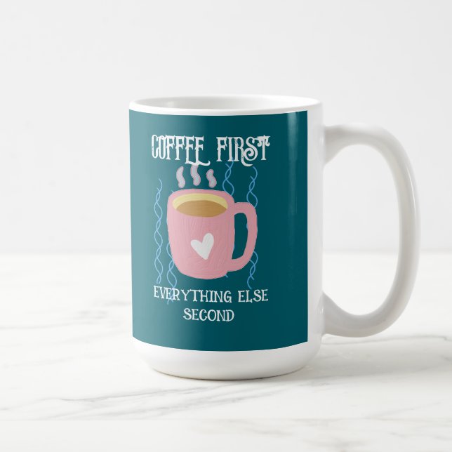 Caneca De Café Café primeiro (Direita)