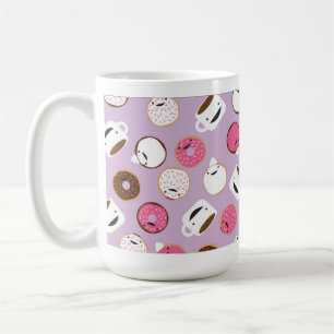 Caneca De Café café & rosquinhas felizes