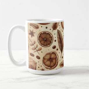 Caneca De Café Café Russo De Café Botânico Vintage