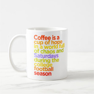 Caneca De Café Café Sábado de Futebol