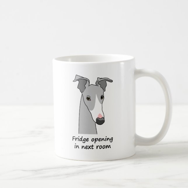 Caneca De Café Café Semáforo de Whippet Mug #1 (Direita)