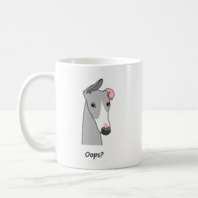 Caneca De Café Café Semáforo Whippet Mug #2 (Esquerda)