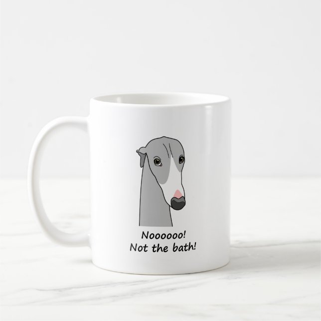 Caneca De Café Café Semáforo Whippet Mug #3 (Esquerda)