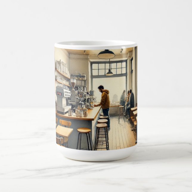 Caneca De Café Café Simples em São Francisco Mug (Centro)