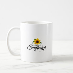 Caneca De Café Cafe Sunflower Oficial