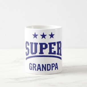 Caneca De Café Café super do vovô da estrela por mini irmãos