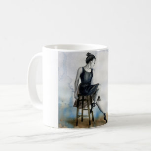 Caneca De Café Café Tea Hot Cocoa Dançarina Balé Ballerina Mug