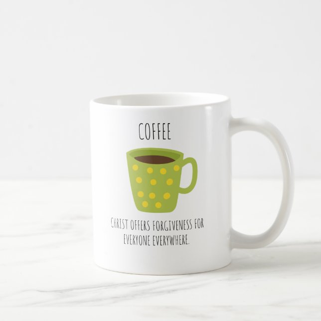 Caneca De Café Café Temático Cristão (Direita)