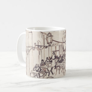 Caneca De Café Cafe Terrace à Noite, Belas Artes, Van Gogh