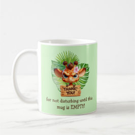 Caneca De Café Café Tropical Engraçado - Personalizável