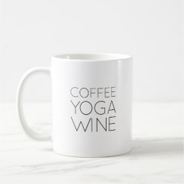 Caneca De Café Café Yoga Wine
