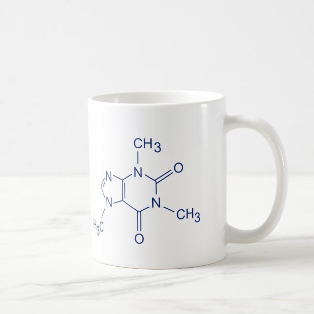 Caneca De Café Cafeína (Direita)