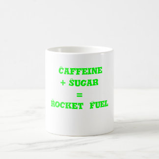 Caneca De Café Cafeína + Combustível de Sugar=Rocket