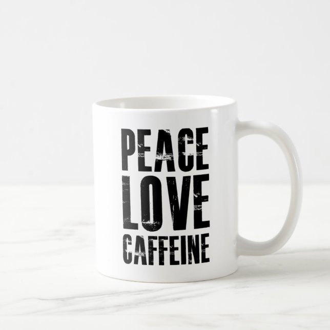 CANECA DE CAFÉ CAFEÍNA DE AMOR DE PAZ (Direita)
