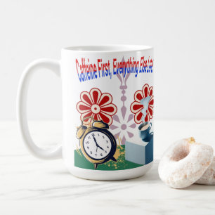 Caneca De Café Cafeína Primeiro, Tudo Mais Depois Mug