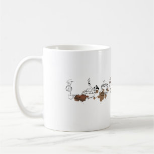 Caneca De Café Cafeine Chaos - Design do Café e da Mancha Lover