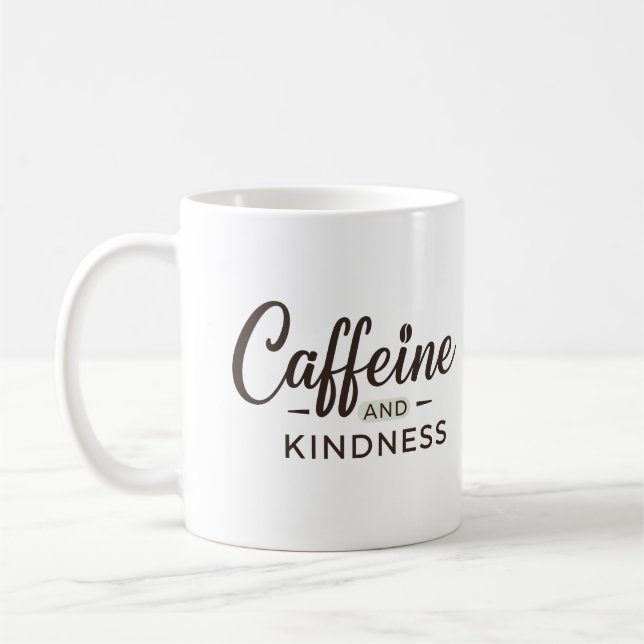 Caneca De Café Cafeine e Kindness Mug (Esquerda)